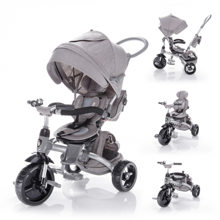 Tricicleta multifunctionala Citigo Pearl Grey [7]