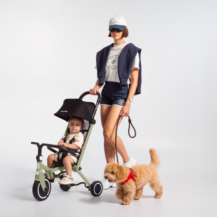 Tricicletă multifuncțională, SmarTrike Wonder Culoare: Olive [4]
