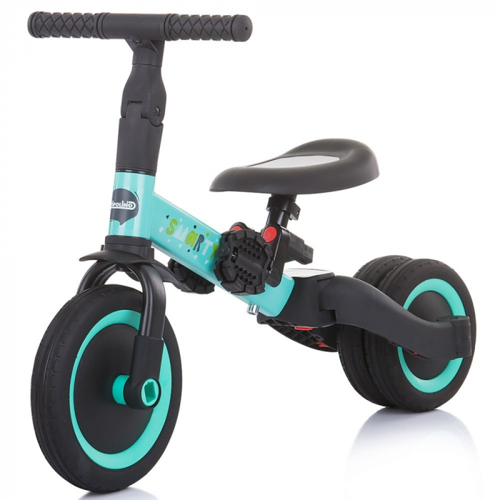 Tricicleta si bicicleta Chipolino Smarty 2 in 1 mint [4]