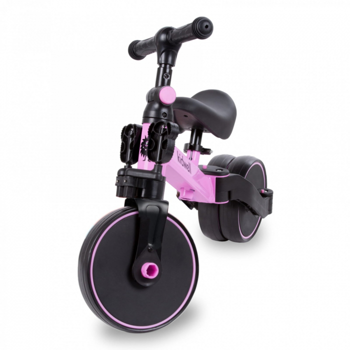 Tricicleta si bicicleta Pico Pink Rose 3 in 1, Kidwell [6]