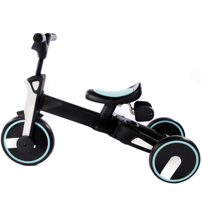 Tricicleta Uonibaby 3 in1, Pliabila - Blue [5]