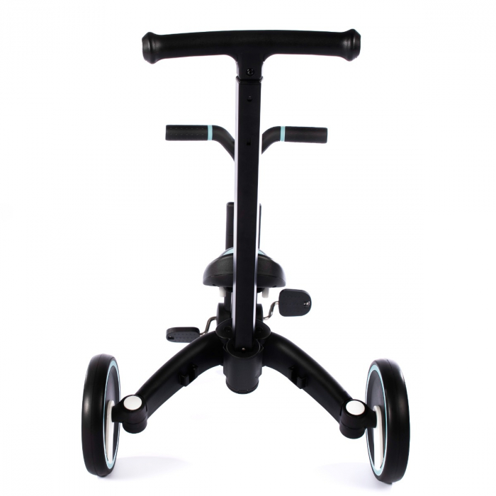 Tricicleta Uonibaby 4 in1, Pliabila si cu maner de impingere - Blue [3]