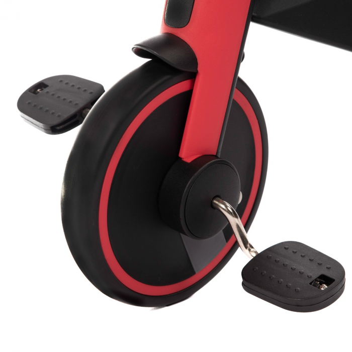 Tricicleta Uonibaby 4 in1, Pliabila si cu maner de impingere - Red [3]