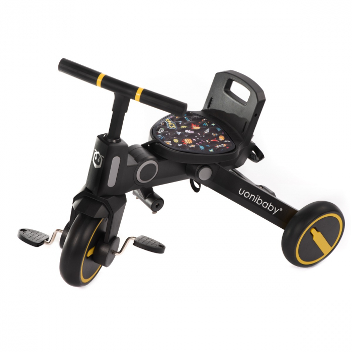 Tricicleta Uonibay 3 in 1, Pliabila si Reversibila - Cartoon [5]