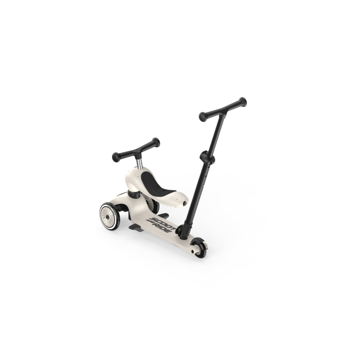 Trotinetă copii 3in1 premium Scoot & Ride HighwayKick 1 Push and Go Miffy, cu șezut și mâner pentru părinte, sistem anti-răsturnare, 1–5 ani (max. 50 kg) [7]