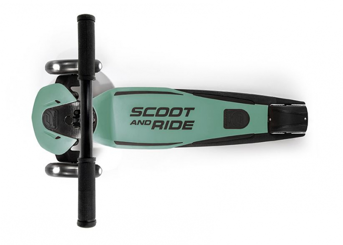 Trotineta copii pliabila, reglabila, roti luminoase, Highwaykick 5 Led Forest, 5 ani +, pana la 80 kg, Scoot  Ride [3]