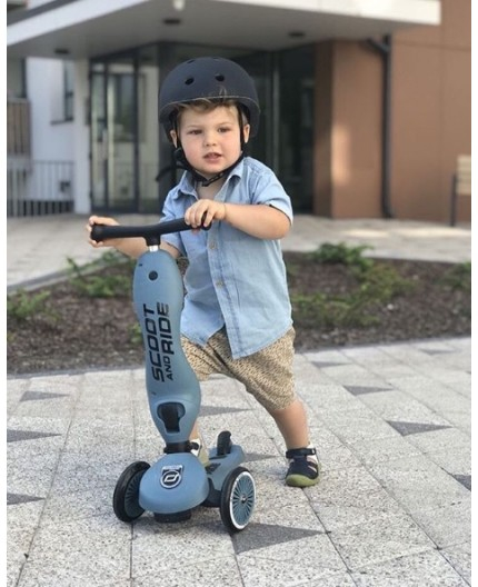 trotinetea bicicleta scoot and ride steel blue [9]