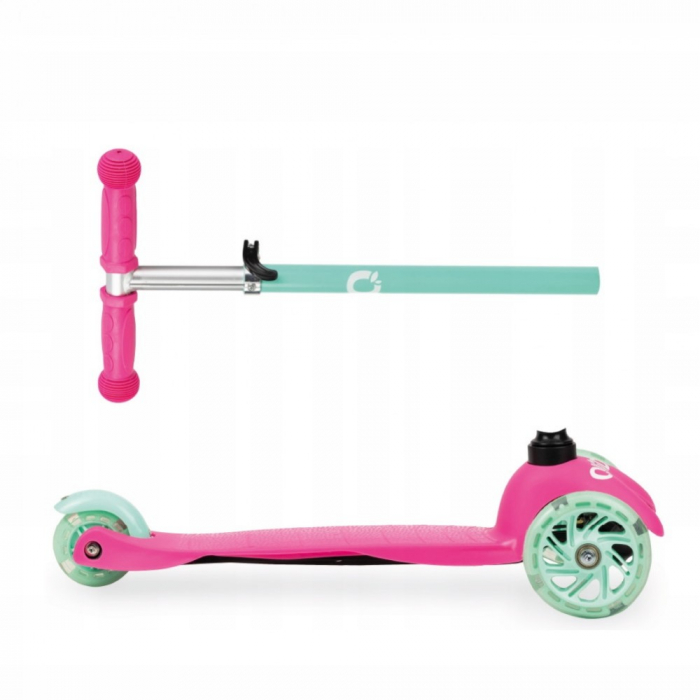 Trotineta cu 3 roti, QKIDS, LUMIS Turquoise [4]