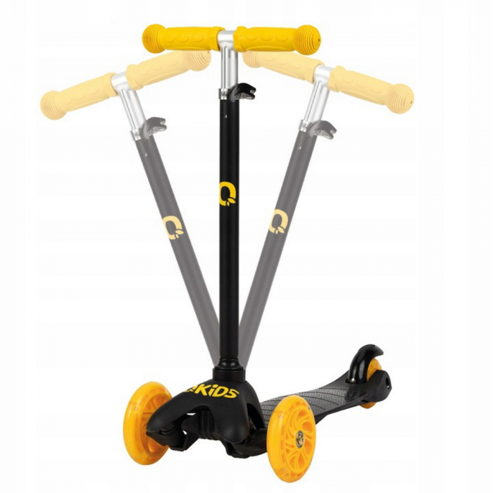 Trotineta cu 3 roti, QKIDS, LUMIS Yellow [2]