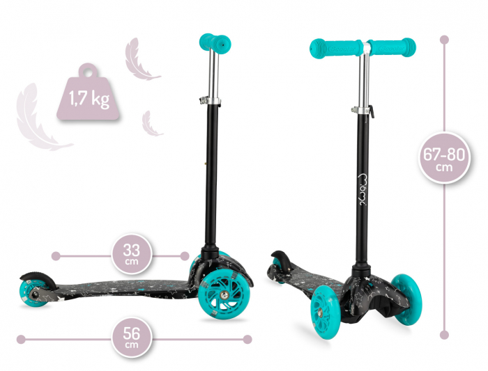 Trotineta de echilibru MoMi WEENDY Black [3]