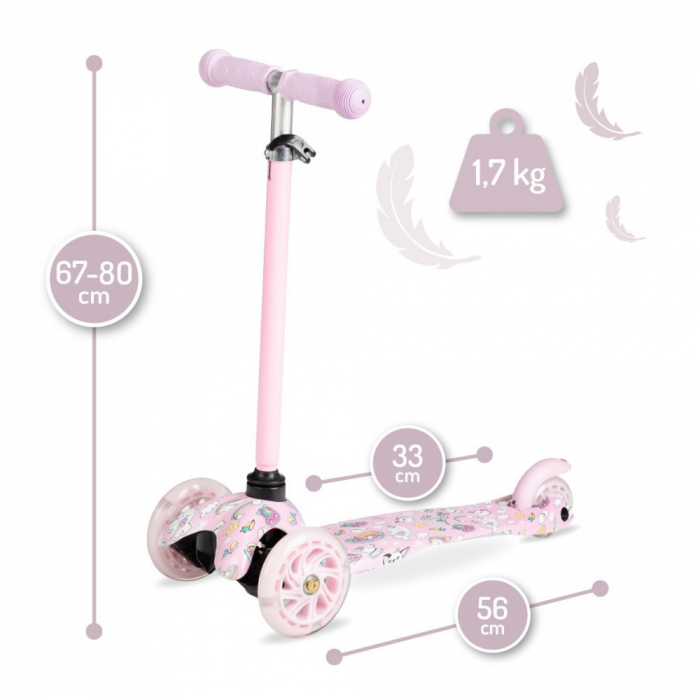 Trotineta de echilibru MoMi WEENDY Pink [3]