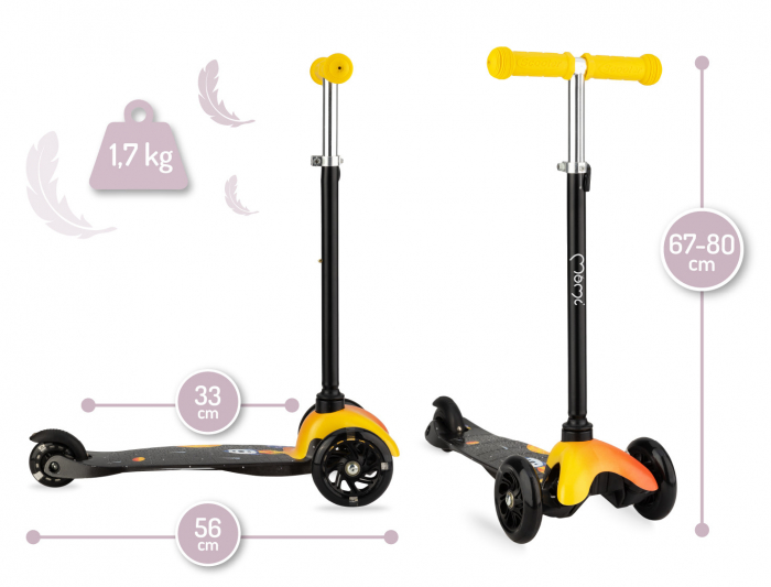 Trotineta de echilibru MoMi WEENDY Yellow [3]