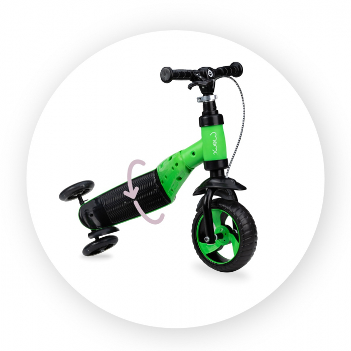 Trotineta transformabila 2 in 1 MoMi ELIOS Green [5]