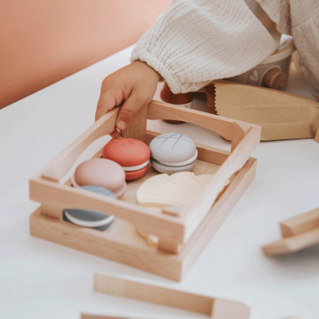 Jucărie din lemn - Set de patiserie [2]