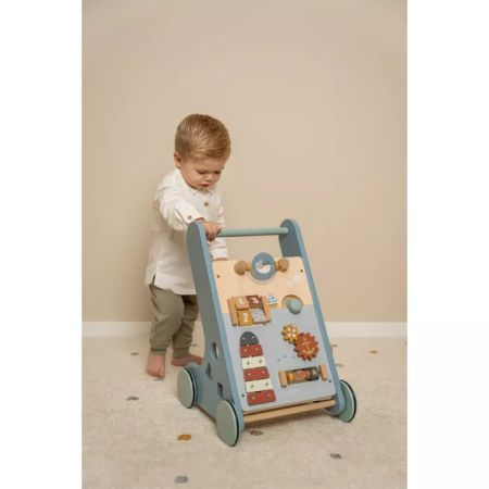 Antemergator din lemn FSC cu activitati Sailors Bay, +12 luni, Little Dutch [2]