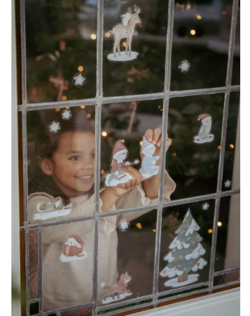 Autocolante pentru sticla, cu tematica CRACIUN - LITTLE DUTCH [2]