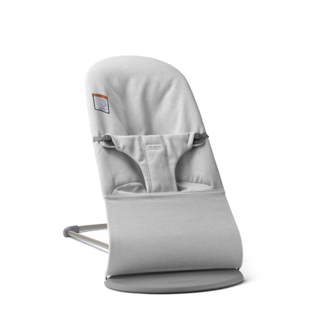 CAMERA COPILULUI - BabyBjorn - Balansoar Bliss Light Gray din tesatura melange cu aspect Clasic
