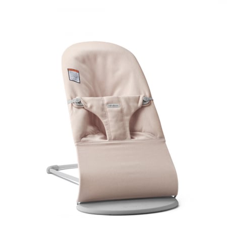 CAMERA COPILULUI - BabyBjorn - Balansoar Bliss Light Pink din tesatura melange cu aspect Clasic