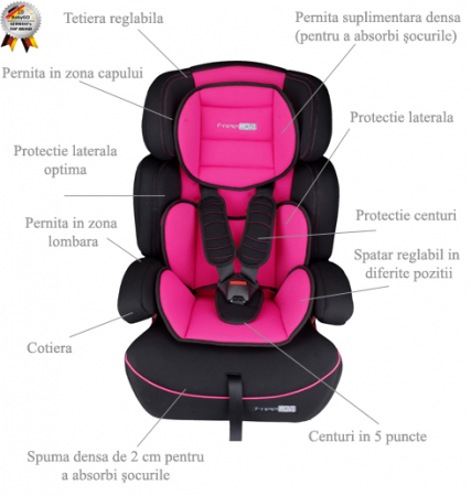 Babygo - Scaun Auto Freemove Pink [0]