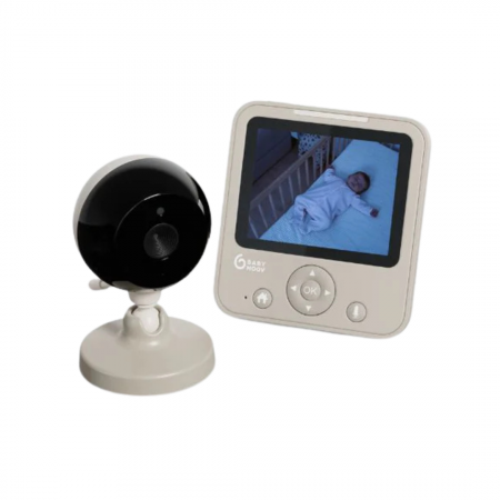 Monitorizare video - Babymoov - Camera video 360 cu monitor bebe YOO Start pentru nou nascuti