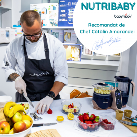 Robot Babymoov multifunctional 5 in 1 Nutribaby (+) Industrial Grey [7]
