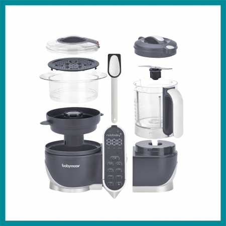 Robot Babymoov multifunctional 5 in 1 Nutribaby (+) Industrial Grey [13]