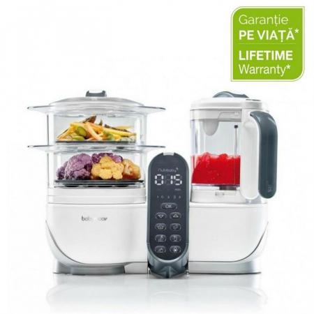 Robot multifunctional 5 in 1 Nutribaby (+) Loft White -preparare hrana copii [1]