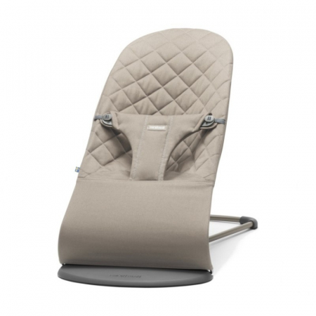 Balansoar BabyBjorn  Bliss Sand Grey, Bumbac cu bara de jucarii [1]