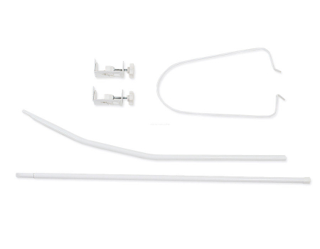 Baldachin din tul, Funda cu buline, imprimeu lenjerie Caprioara,300x160 cm, Suport de prindere inclus [6]