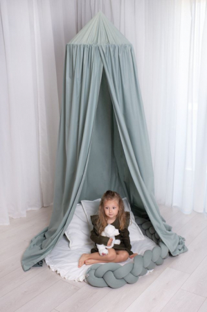 Baldachin suspendat multifunctional, Bumbac, 320x250 cm, Pure Verde Salvia [1]