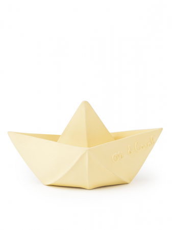 Cadouri nou nascuti - Barcuta origami, jucarie de baie, vanilie