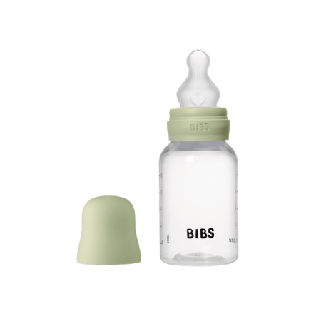 Biberoane - BIBS - Set complet biberon anticolici PP, 150 ml, Silicon, Sage