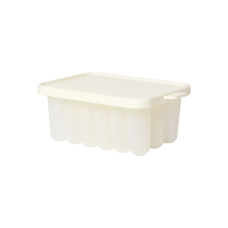 Recipiente pentru mancare - BIBS - Tavita pentru congelarea hranei bebelusului, Ivory