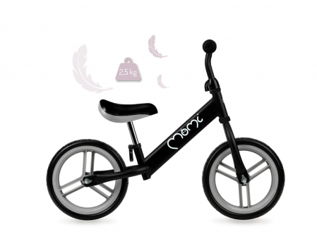 Bicicleta fara pedale Nash, Momi, Black [3]