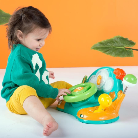 Jucarie multifunctionala cu volan Lights & Colors Driver™ [3]