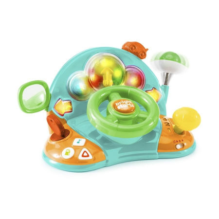 Alte jucarii bebe - Jucarie multifunctionala cu volan Lights & Colors Driver™