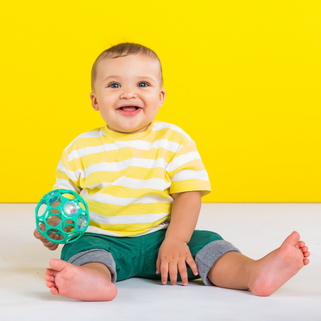 Bright Starts - Jucarie Zornaitoare Oball Easy-Grasp Rattle™ [1]