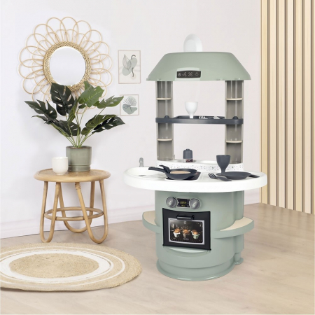 Bucatarie Smoby Nova verde cu accesorii [3]