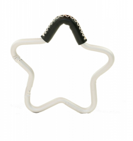 Accesorii carucioare - Buggygear Carlig pentru carucior, Steluta (argintiu/negru)