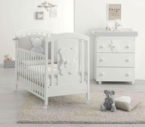 SET Patut si Comoda - Camera bebe Funky 2 piese Azzurra Design