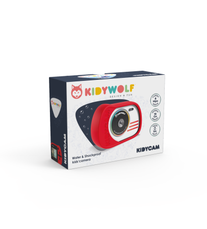 Cameră foto-video digitală pentru copii KIDYCAM - RED [5]