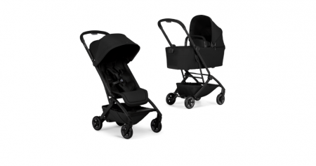 Cărucior 2 in 1 cu landou, ultra compact, cu bara si suport de pahar, ușor, Joolz, Aer2 - Space Black [1]