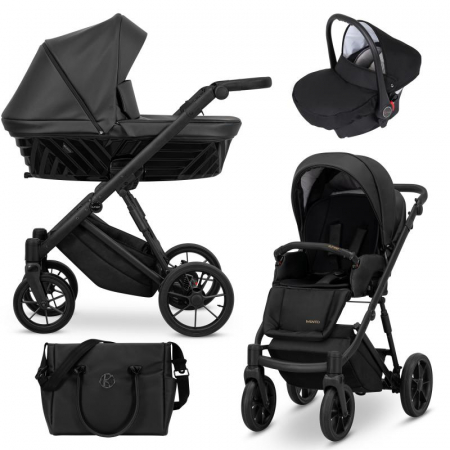 CARUCIOARE - Carucior 3 in 1 Ivento - Black