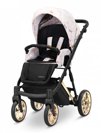 Carucior 3 in 1  Kunert Ivento - Flowers - Gold - [2]