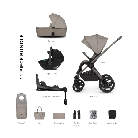 CARUCIOARE MULTIFUNCTIONALE - Carucior 4/1 cu landou si scoica Venicci Upline 2 - Taupe