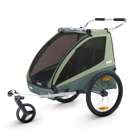 Carucior Chariot Thule Coaster XT Basil Green [0]