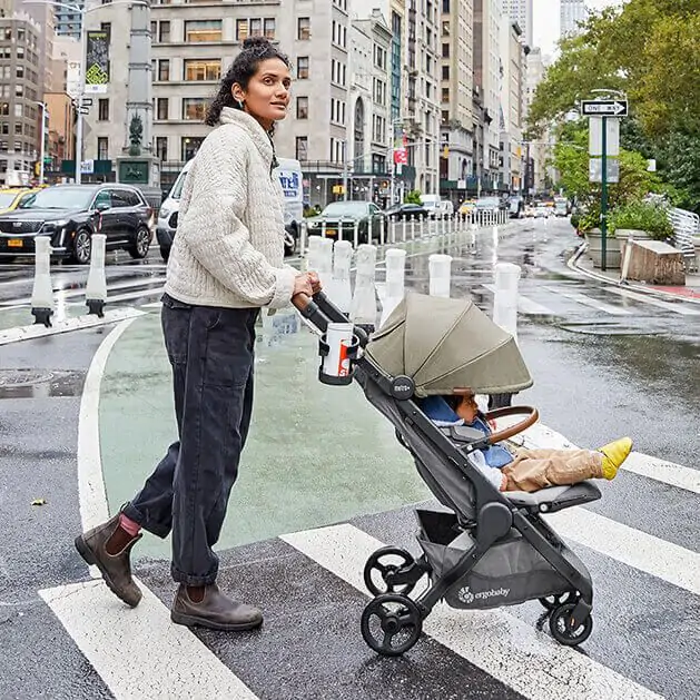 Carucior Compact Metro+ Deluxe Ergobaby Empire State Green [6]