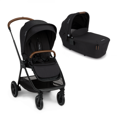 CARUCIOARE DE LA NASTERE - Carucior compact TRIV next Caviar 2 in 1 Nuna