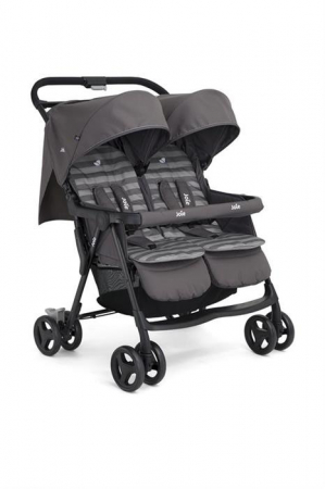 Carucior de gemeni JOIE Aire Twin Dark Pewter [0]