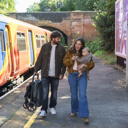 Cărucior Joie Parcel ebony LX 2 în 1 cu landou Ramble XL Signature [7]